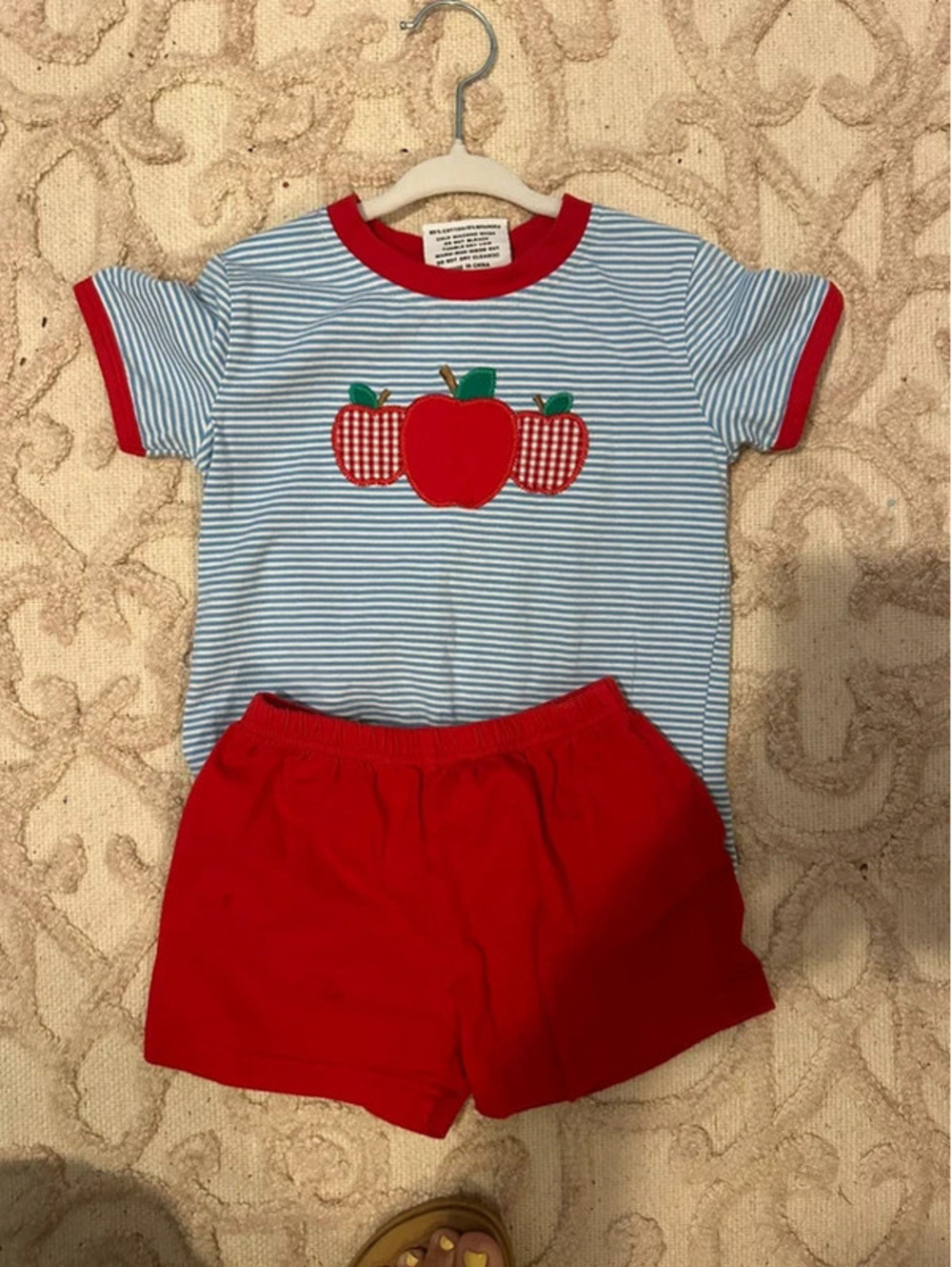 Jellybean Boys's Apple Short Set